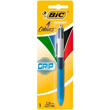 BIC PEN 4COLOUR GRIP MEDIUM