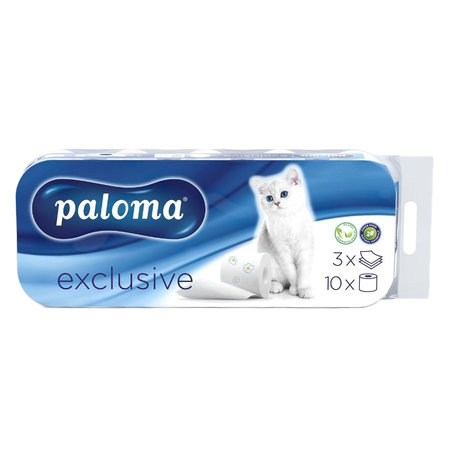 PALOMA TOILETPAPIER 3-LAAGS/10 ROL GEPARFUMEERD