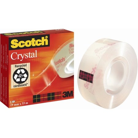 SCOTCH PLAKBAND CRYSTAL 19MMX33M