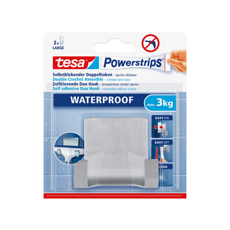 POWERSTRIPS WATERPROOF DUO HAAK RVS TESA