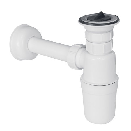 FLESHEVEL VR. LAVABO + AFVOERBUIS 5/4 32MM WIT