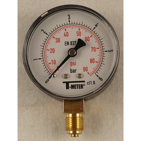 MANOMETER 1/4 RADIAAL 6314 0-6BAR RIA