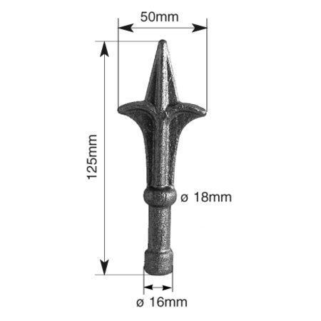 SPEERPUNT R16 125MM