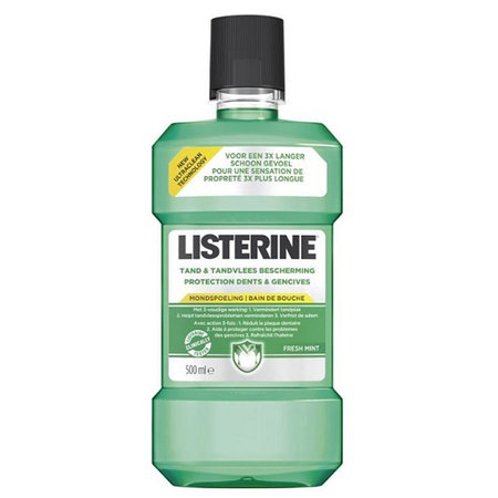 LISTERINE MONDSPOELING 500ML FRESH MINT