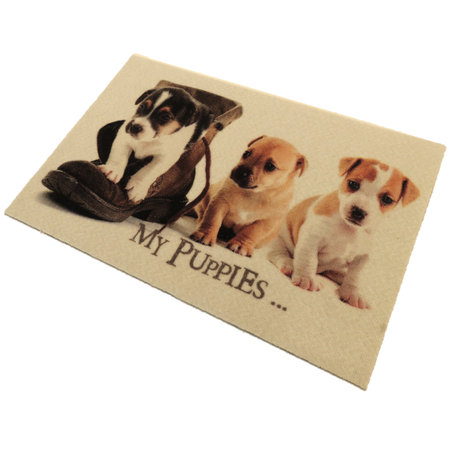 VLOERMAT DECO-STAR DIEREN 40X60CM MY PUPPIES