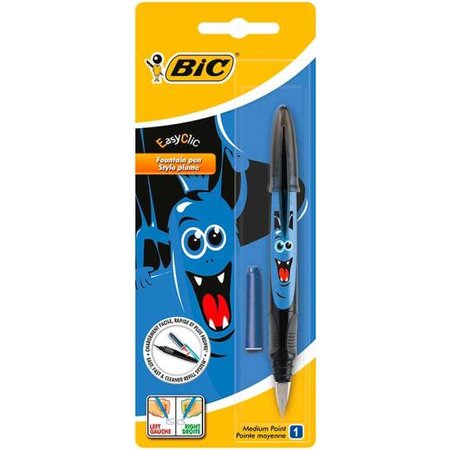 BIC EASY CLIC FOUNTAIN PEN MONSTER DECO