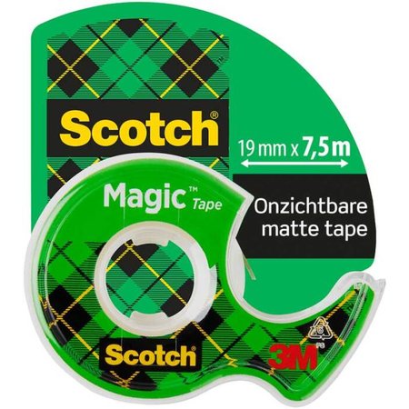 SCOTCH PLAKBAND 19MMX7.5M MAGIC