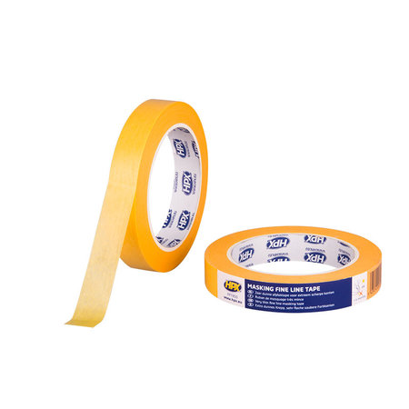 MASKING TAPE GOLD 25MX25MM SCHILDERSKWALITEIT HPX