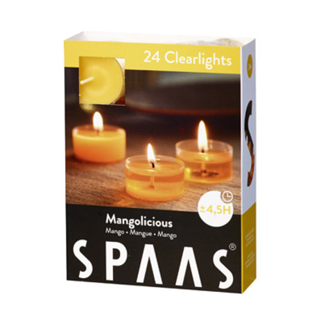 SPAAS THEELICHT CLEARLIGHTS S/24 MANGO