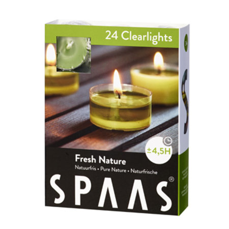 SPAAS THEELICHT CLEARLIGHTS S/24 NATUURFRIS