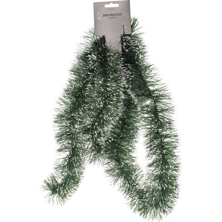 KERSTSLINGER 1.8M GROEN/WIT