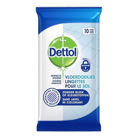 DETTOL VLOERDOEKJES X10 CLEANSER