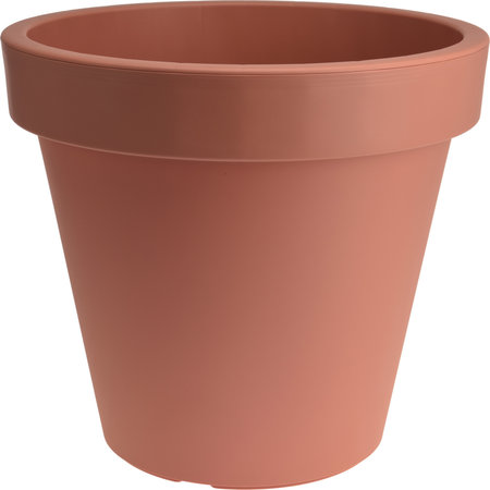 BLOEMPOT PLASTIC BREDE RAND D30XH26CM TERRA