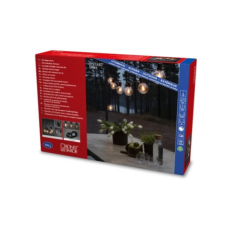 LICHTSNOER BUI 10LED BOL WW 9.15+10.85M VLB+DB+VVB