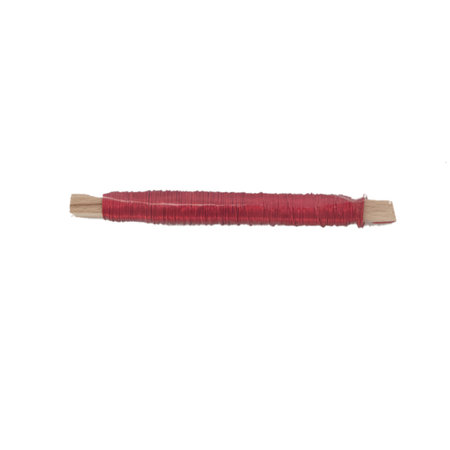 DECO METAALDRAAD 50GR ROOD