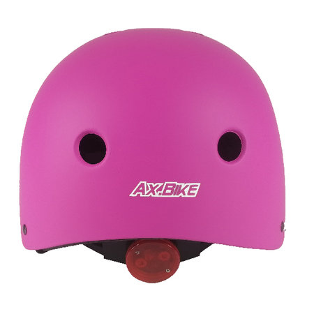 KINDERHELM AX ROZE 54-58CM + LED VERLICHTING