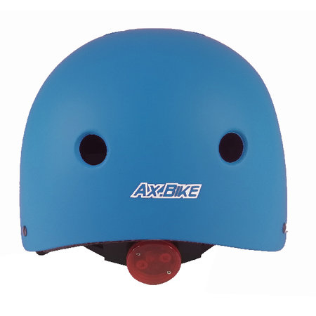 KINDERHELM AX BLAUW 54-58CM + LED VERLICHTING