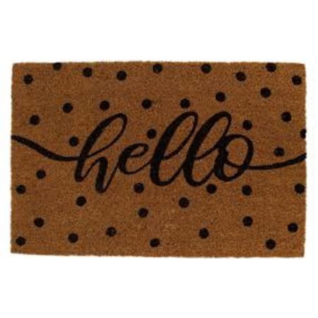 MAT COCOSMAT 38X58X1.5CM -HELLO-