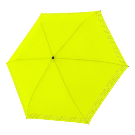 DOPPLER PARAPLU FIBER HAVANNA SAFETY CROSS NEON GEEL