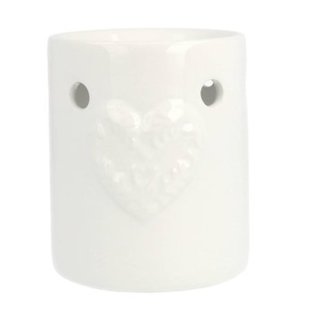 SCENTCHIPS GEURBRANDER HART EMBOSSED 10X8CM WIT