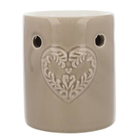 SCENTCHIPS GEURBRANDER HART EMBOSSED 10X8CM TAUPE