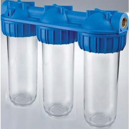 WATERFILTER 1 TRIO FILTERHUIS 10"" INCL.SLEUTEL