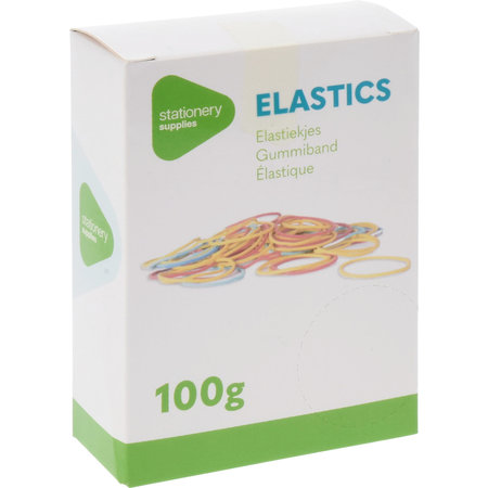 ELASTIEKJES 100GR MATEN ASS GEKLEURD