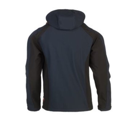 TRYSTAN SOFTSHELL JAS HEROCK MARINE/ZWART