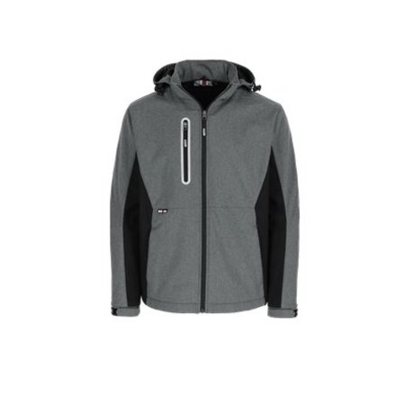 FLEXOR SOFTSHELL JAS REFLECTEREND GRIJS/ZWART