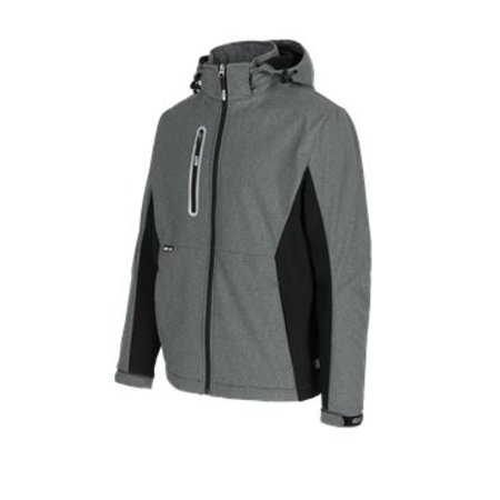 FLEXOR SOFTSHELL JAS REFLECTEREND GRIJS/ZWART