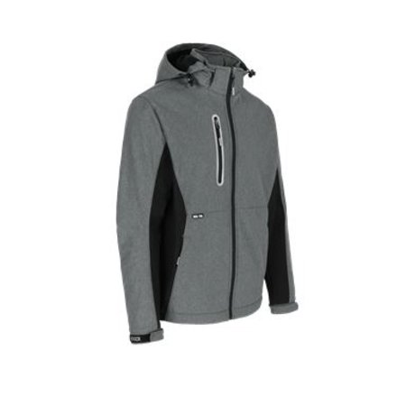 FLEXOR SOFTSHELL JAS REFLECTEREND GRIJS/ZWART