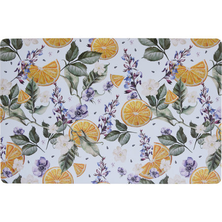 PLACEMAT MDF DECOR FRUIT 4ASS