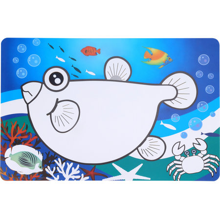 PLACEMAT PP KIDS 43X28MM DIEREN ASS4