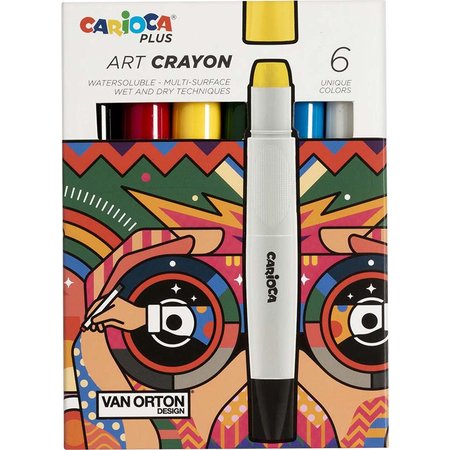 CARIOCA PLUS POSTERPAINT PASTELS S/6