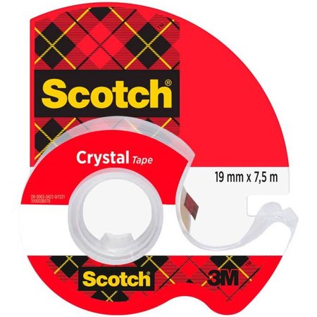 SCOTCH PLAKBAND 19MMX7.5M CRYSTAL