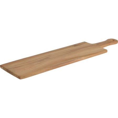 SERVEERPLATEAU / SNIJPLANK TEAK M/HV 60X15CM