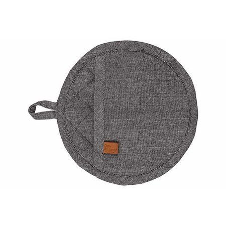 CO&TR STOFF PANNENLAP D20CM BLACK CHAMBRAY