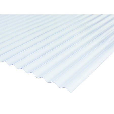 PVC PLAAT GEGOLFD 32/9 CRISTAL 1.53X1.04M 1.59M²